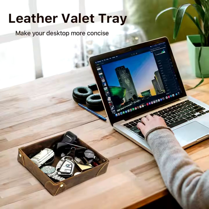 Hard Leather Tray