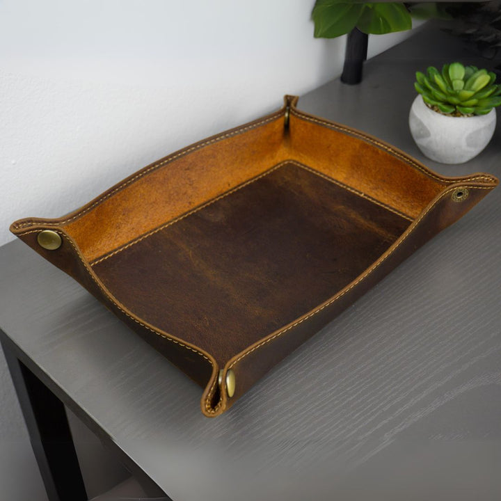 Luxurious Leather Tray